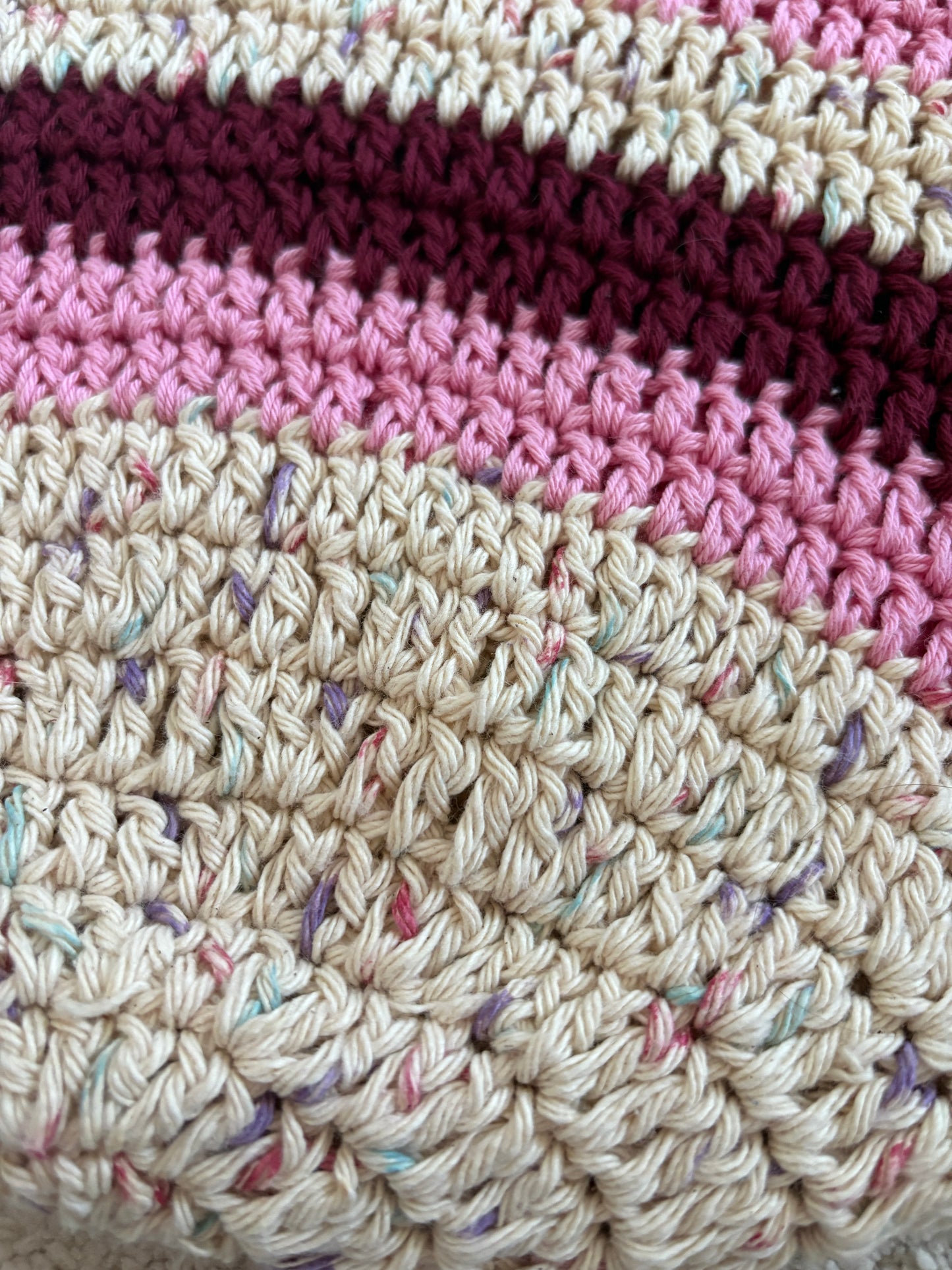 Small Beaded Market Tote Bag