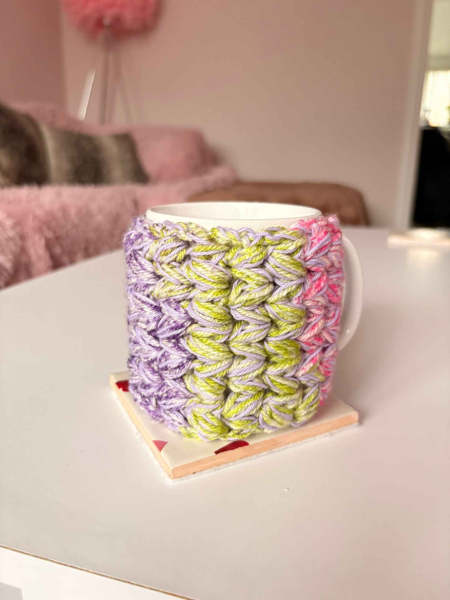 Handmade Crochet Mug Hug Cozy